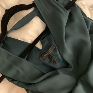 BCBG Shona Forest Green Shift Dress - XS